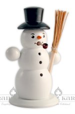 Snowman with Tall Black Hat<br>Franz Karl Smoker